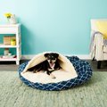 Snoozer Pet Products Orthopedic Indoor/Outdoor Cozy Cave Dog & Cat Bed, Garden Gate Navy, X-Large