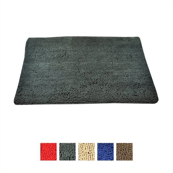 My Doggy Place Microfiber Dog Doormat, Charcoal, Large slide 1 of 8
