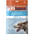 K9 Natural Beef Green Tripe Booster Freeze-Dried Dog Food Topper, 8.8-oz bag