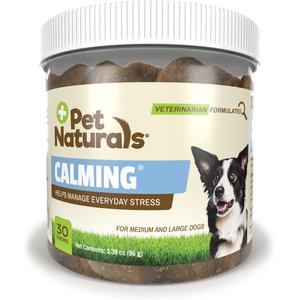Pet Naturals Calming Dog Chews for Medium & Large Dogs, 30 count