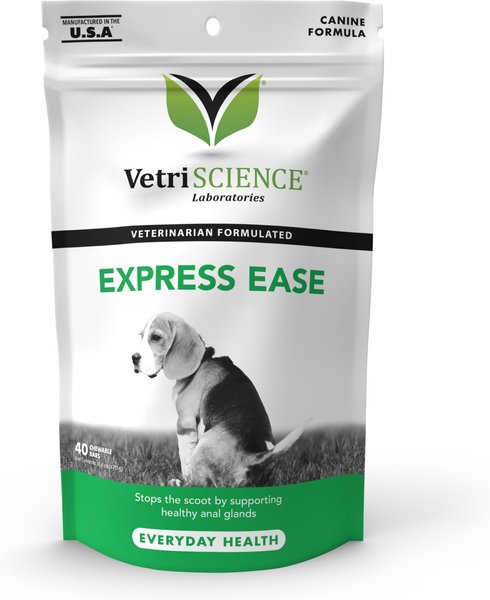 VetriScience Express Ease Soft Chews Digestive Supplement for Dogs, 40 count slide 1 of 3