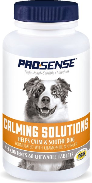 Pro-Sense Calming Solutions Chewable Tablet Calming Supplement for Dogs, 60 count slide 1 of 7