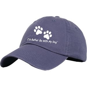 baseball hat with paw prints