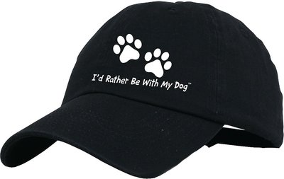 I'd Rather Be With My Dog Baseball Hat, slide 1 of 1