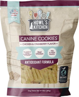 Howl's Kitchen Canine Cookies Chicken & Cranberry Flavor Dog Treats, slide 1 of 1