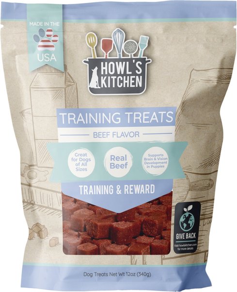 Howl's Kitchen Training Bites Beef Flavor Dog Treats, 12-oz slide 1 of 5