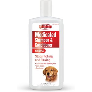 Sulfodene Medicated Dog Shampoo & Conditioner, 12-oz