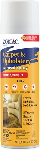 Zodiac Carpet & Upholstery Flea & Tick Aerosol Spray, 16-oz slide 1 of 5