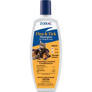 Zodiac Flea & Tick Shampoo for Dogs & Cats, 12-oz