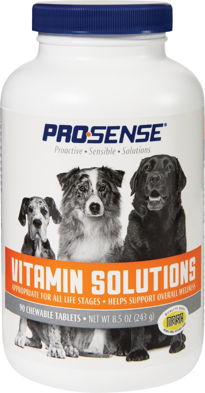Pro Sense Dog Vitamin Solutions All Life Stages Formula 90 Count