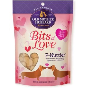Old Mother Hubbard Bits of Love P-Nuttier Dog Treats, 6-oz bag