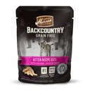Merrick Backcountry Grain-Free Kitten Recipe Cuts Chicken & Duck in Gravy Cat Food Pouches, 3-oz, case of 24