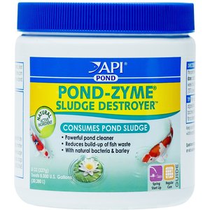 API Pond-Zyme Sludge Destroyer Pond Sludge Remover, 8-oz jar