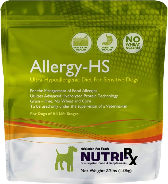 Addiction Nutri-RX Allergy-HS Ultra-Hypoallergenic Grain-Free Dry Dog Food, 2.2-lb bag slide 1 of 7