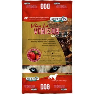 Addiction Grain-Free Viva La Venison Dry Dog Food, 33-lb bag