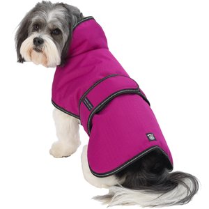 PetRageous Designs Juneau Insulated Dog Jacket, Magenta, Medium