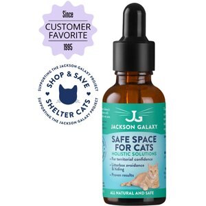 Jackson Galaxy Solutions Solutions Safe Space Cat Solution, 2-oz