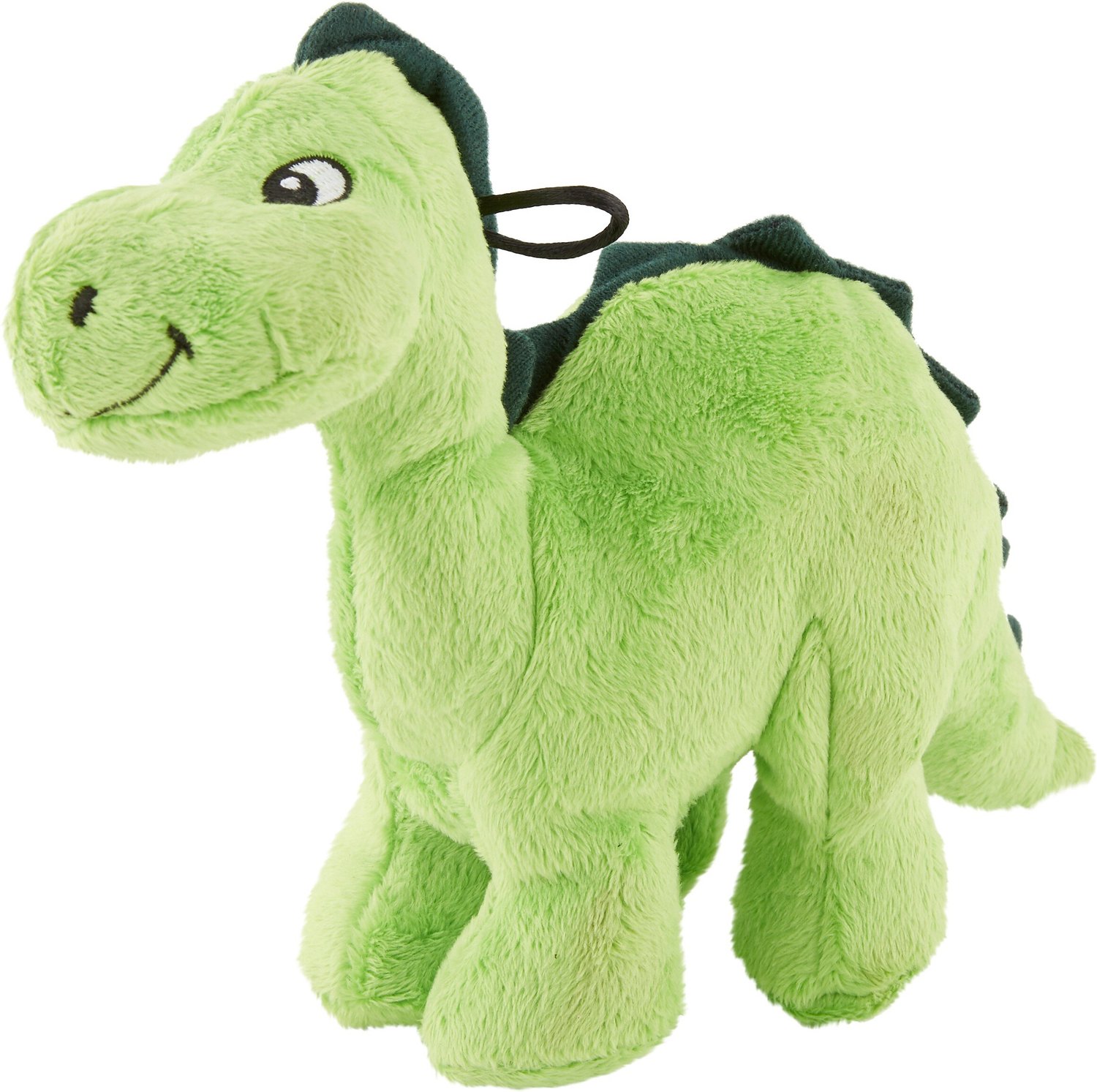 green stuffed dog