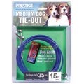 Boss Pet Prestige Dog Tie-Out, Medium, Blue, 15-ft