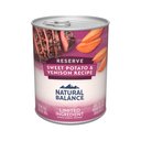Natural Balance L.I.D. Limited Ingredient Diets Sweet Potato & Venison Formula Grain-Free Canned Dog Food, 13-oz, case of 12