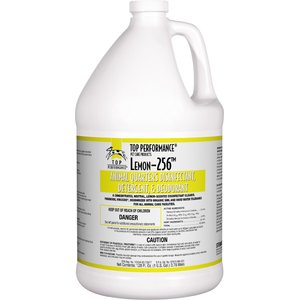 Top Performance 256 Disinfectant & Deodorizer, 1-gallon bottle, Lemon