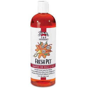 Top Performance Fresh Pet Shampoo for Dogs & Cats, Fresh Scent, 17-oz bottle
