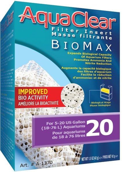 AquaClear Biomax Filter Insert, Size 20 slide 1 of 2