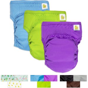 Pet Magasin Washable Female Dog Diapers, Solid, Small: 11 to 16-in waist, 3 count