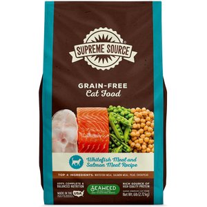 Supreme Source Whitefish Meal & Salmon Meal Grain-Free Dry Cat Food, 6-lb bag
