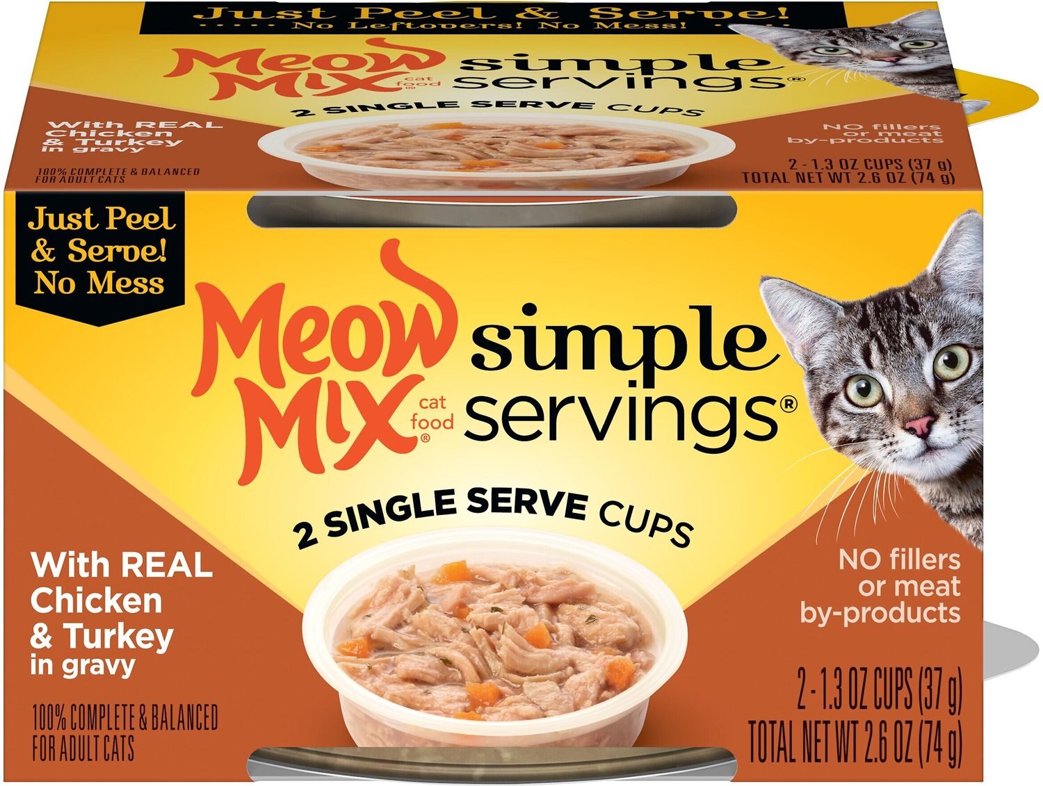 meow mix single serve cups