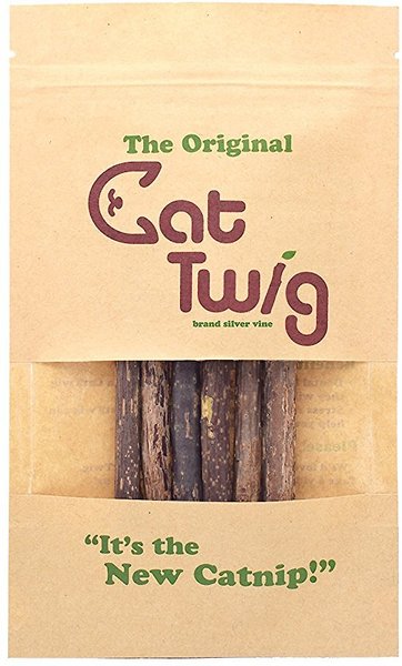 CatTwig Silver Vine Stick Cat Chew Toy, 6 count slide 1 of 8