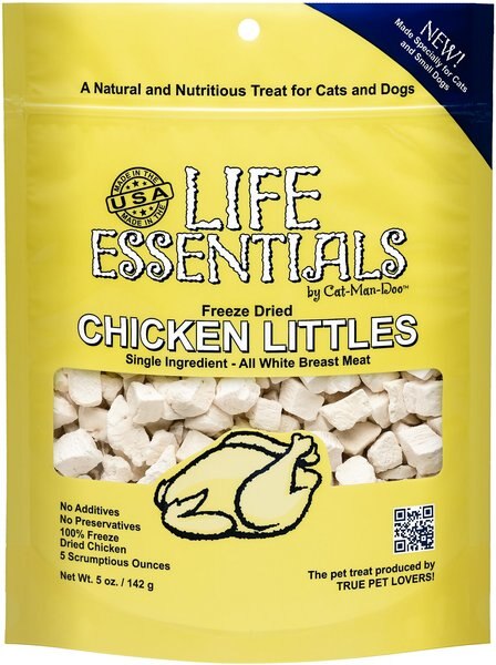Life Essentials Chicken Littles Freeze-Dried Cat & Dog Treats, 5-oz bag slide 1 of 7