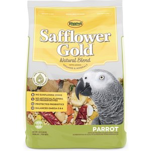 Higgins Safflower Gold Parrot Food, 3-lb bag
