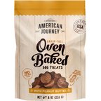 American Journey Peanut Butter Recipe Grain-Free Oven Baked Crunchy Biscuit Dog Treats, 8-oz bag