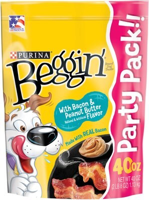 Beggin' Strips Bacon & Peanut Butter Flavor Dog Treats, slide 1 of 1