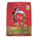 Purina ONE SmartBlend Lamb & Rice Adult Formula Dry Dog Food, 40-lb bag