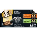 Sheba Perfect Portions Multipack Poultry Entrees Cat Food Trays, 2.6-oz, case of 12 twin-packs