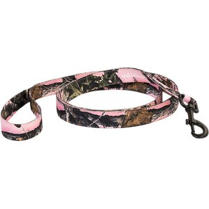 Pet Champion Hunting Camouflage Polyester Dog Leash, Pink Camo, 5-ft long