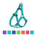 Blueberry Pet Classic Solid Nylon Step In Back Clip Dog Harness, Turquoise, Small: 16.5 to 21.5-in chest