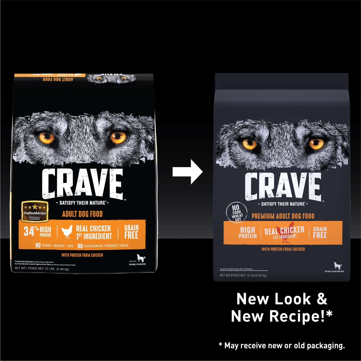 Crave Dog Food Feeding Chart