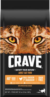 8. CRAVE Grain Free High Protein Dry Cat Food