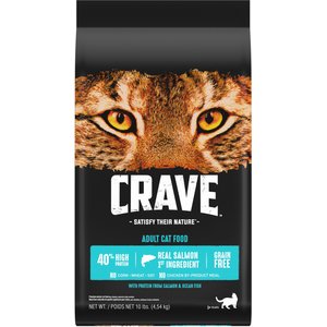 Crave with Protein from Salmon & Ocean Fish Adult Grain-Free Dry Cat Food