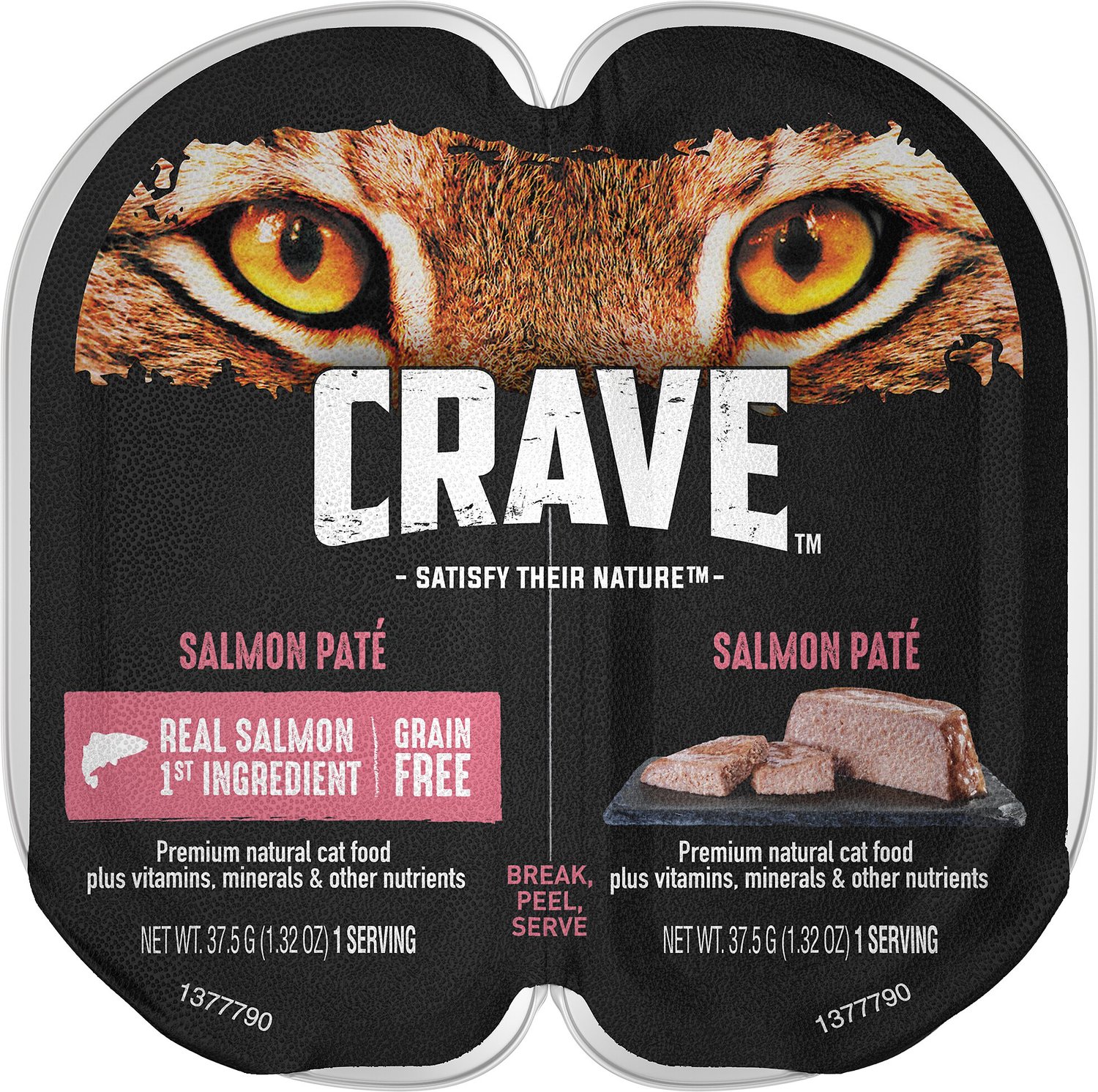 CRAVE Salmon Pate Grain-Free Cat Food 