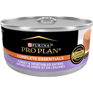 Purina Pro Plan Classic Turkey & Vegetables Entree Grain-Free Canned Cat Food, 5.5-oz, case of 24