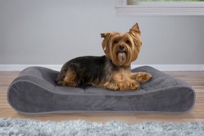 FurHaven Microvelvet Luxe Lounger Orthopedic Cat & Dog Bed w/Removable Cover, slide 1 of 1