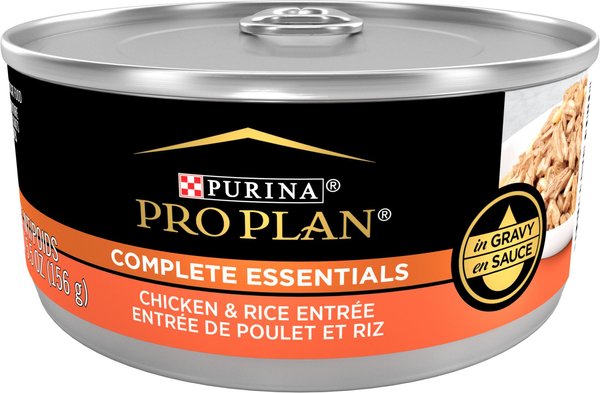 Purina Pro Plan Savor Adult Chicken & Rice Entree in Gravy Canned Cat Food, 5.5-oz, case of 24 slide 1 of 9