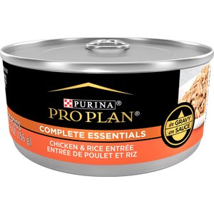 Purina Pro Plan Savor Adult Chicken & Rice Entree in Gravy Canned Cat Food, 5.5-oz, case of 24