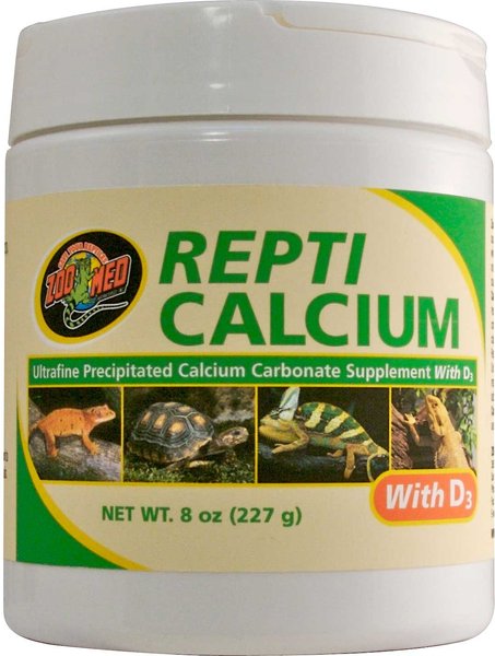 Zoo Med Repti Calcium with D3 Reptile Supplement, 8-oz jar slide 1 of 1