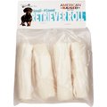 Pure & Simple Pet 4" Rawhide Retriever Roll Dog Treat, Small, 4 count