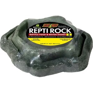 Zoo Med Repti Rock Reptile Rock Food & Water Dishes, Small